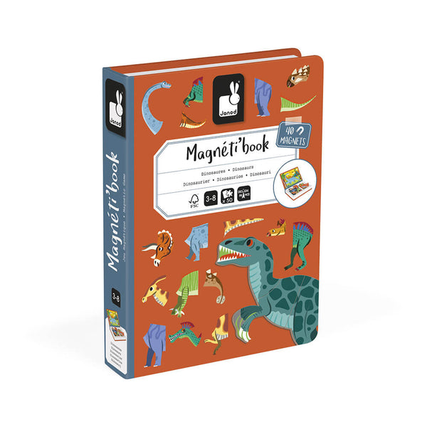 MAGNETI'BOOK DINOSAURES - 40 MAGNETS