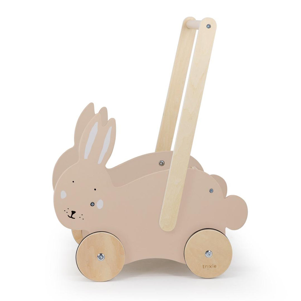 CHARIOT À POUSSER EN BOIS LAPIN