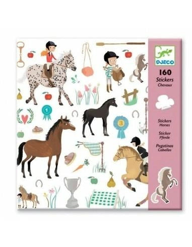 STICKERS PAPIER CHEVAUX