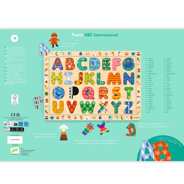 PUZZLE ABC EN BOIS