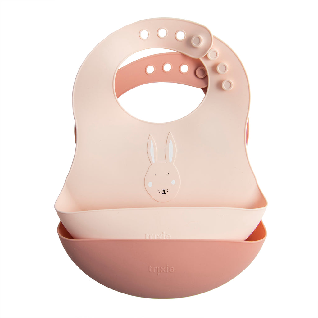 BAVOIR SILICONE X2 - MRS LAPIN ROSE