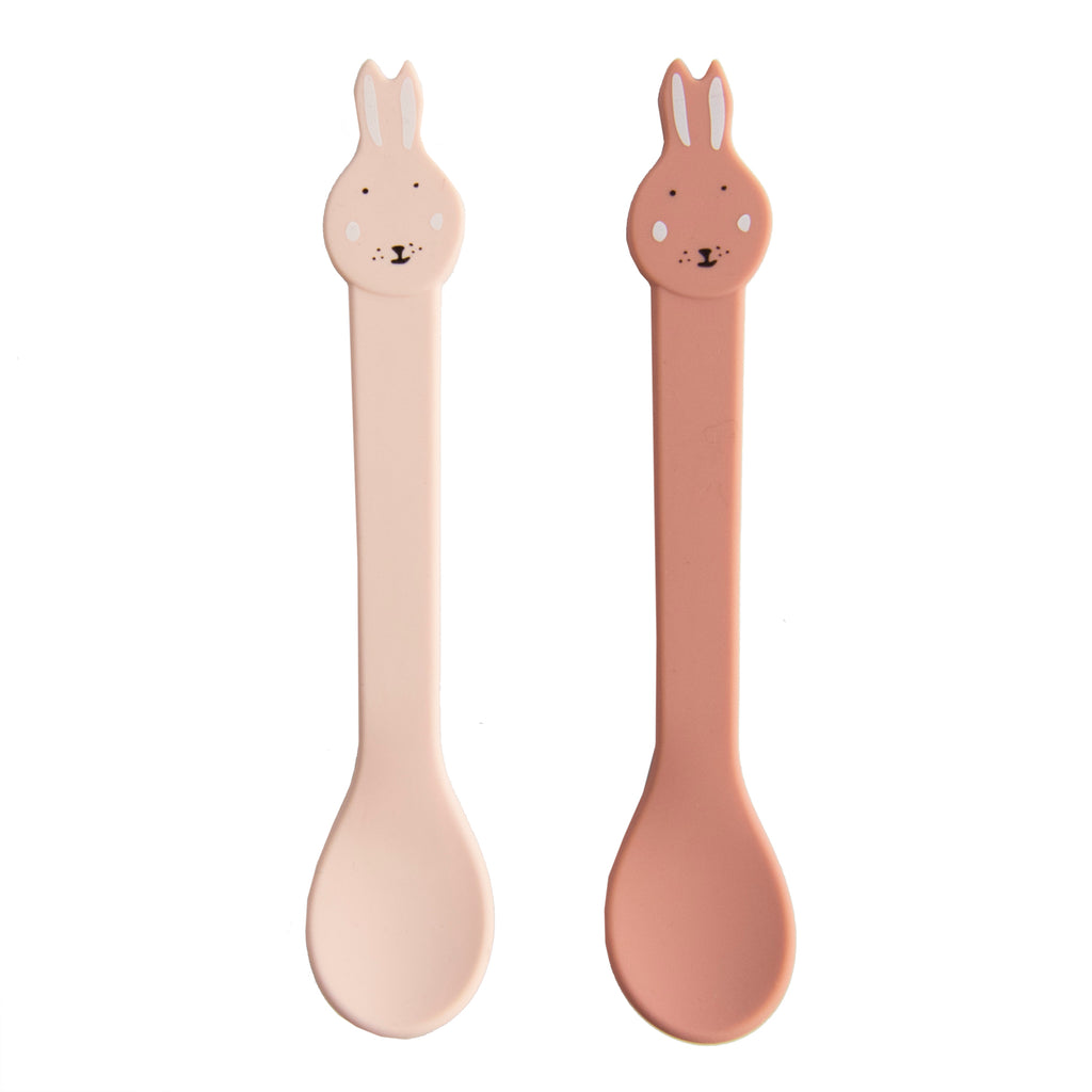 CUILLÈRE SILICONE 2 - MRS LAPIN ROSE