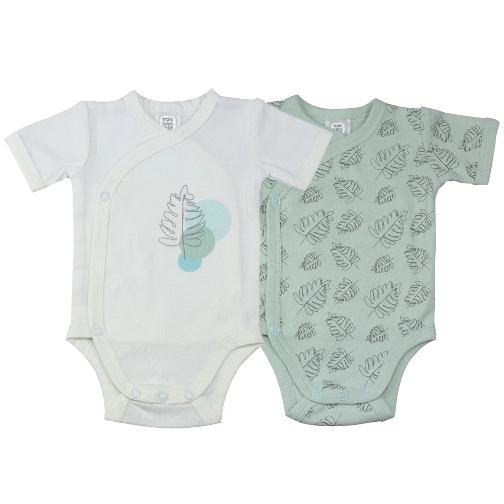 BODY MANCHES COURTES X2 - TROPICAL